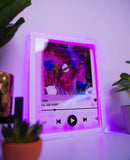 Custom Neon Acrylic Song Plaque