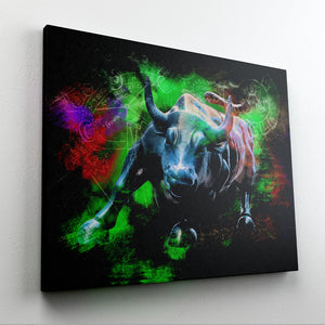 Bullish Green - Modern Canvas Wall Art
