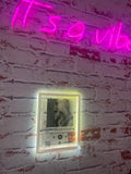 Custom Neon Acrylic Song  Plaque ( scan Spotify/YouTube)