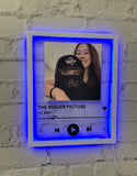 Custom Neon Acrylic Song Plaque