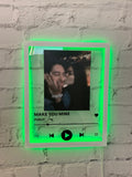 Custom Neon Acrylic Song Plaque