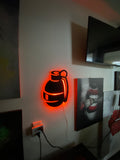Custom Wall Sign Décor With Neon LED Lights 13''W x 14''L