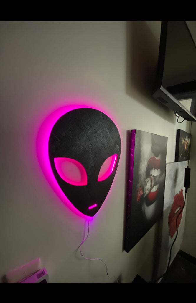 Custom Wall Sign Décor With Neon LED Lights 13''W x 14''L