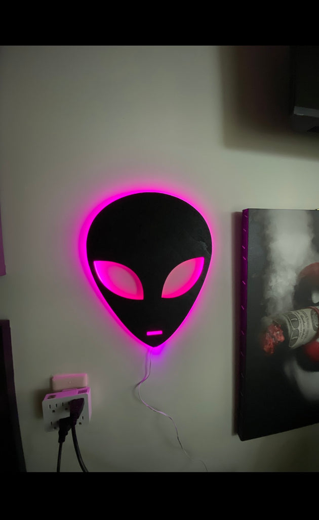 Custom Wall Sign Décor With Neon LED Lights 13''W x 14''L
