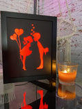 LED Color Changing Cut Out Framed Art (Personalized)