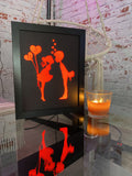 LED Color Changing Cut Out Framed Art (Personalized)