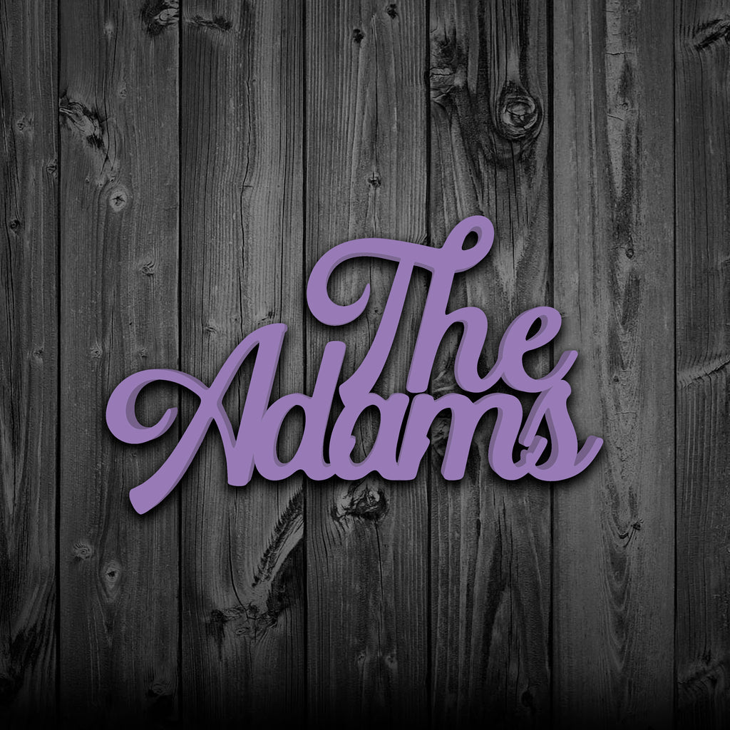 "The" Family Name Sign