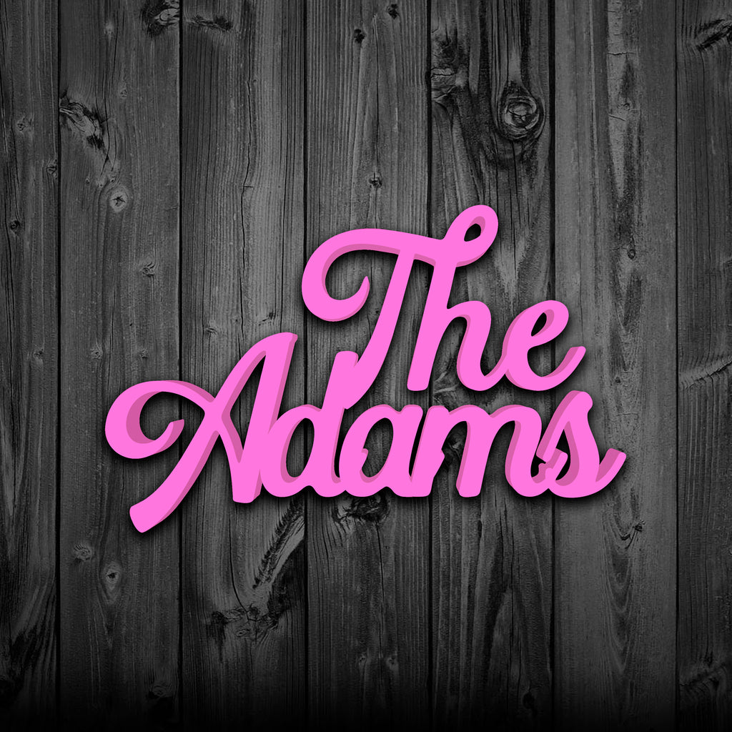 "The" Family Name Sign