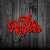 "The" Family Name Sign