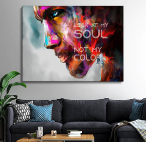 Soul Face - Modern Canvas Wall Art
