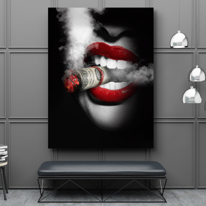Money Talks - Modern Canvas Wall Art