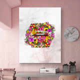 Tropical Lips - Modern Canvas Wall Art