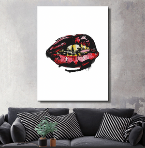 Talking Smack - Modern Canvas Wall Art