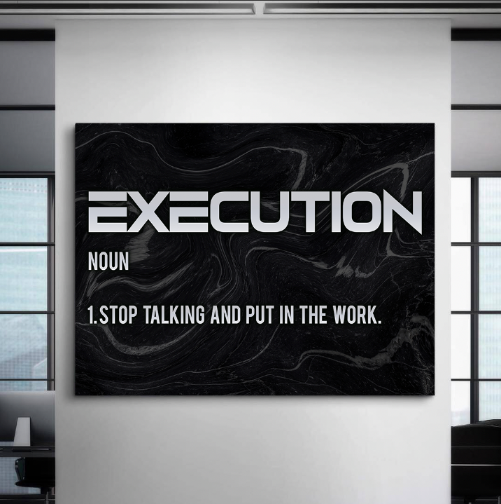 Execution - Modern Canvas Wall Art