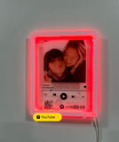 Custom Neon Acrylic Song  Plaque ( scan Spotify/YouTube)