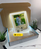 Custom Neon Acrylic Song Plaque with QR code