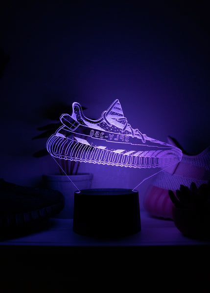 YEEZY 350 Sneaker LED Night Lamp Art by Hugo Bay