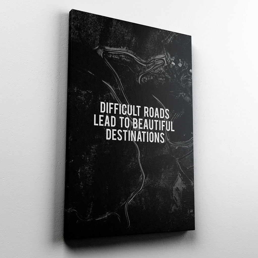 Difficult Roads - Modern Canvas Wall Art