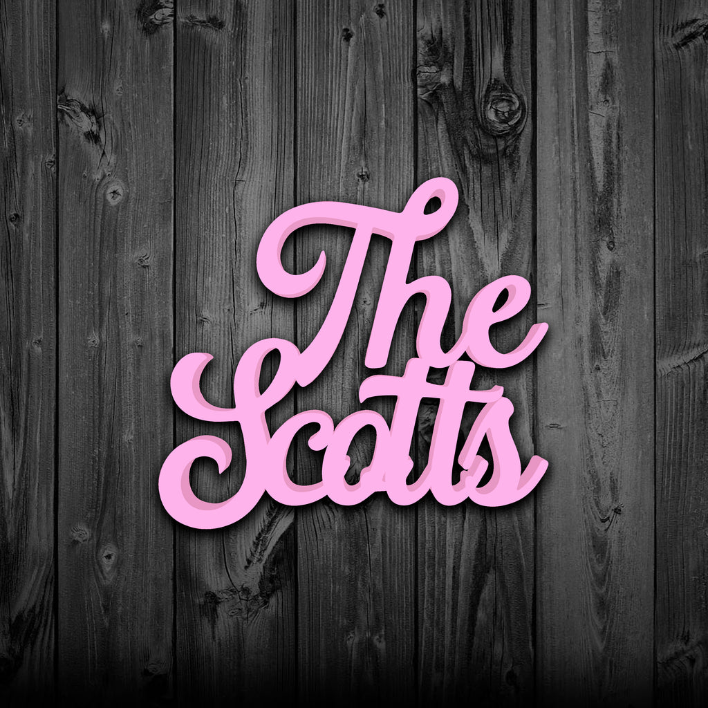 "The" Family Name Sign