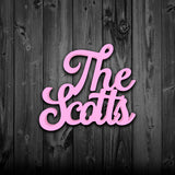 "The" Family Name Sign