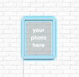 Custom Neon Acrylic Photo Plaque