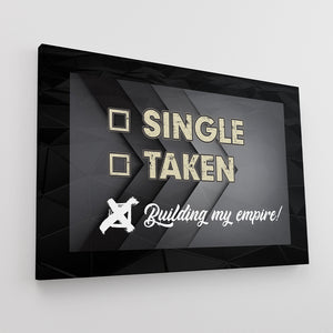 Building my empire - Modern Canvas Wall Art