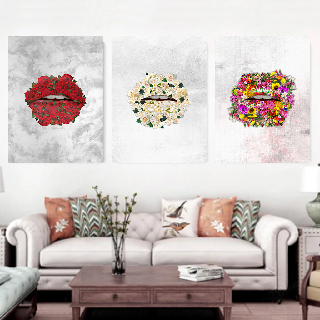 LIPS BUNDLE - Modern Canvas Wall Art