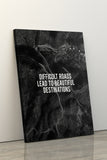 Difficult Roads - Modern Canvas Wall Art