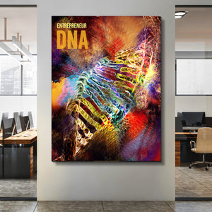 Entrepreneur DNA 2.0  - Modern Canvas Wall Art