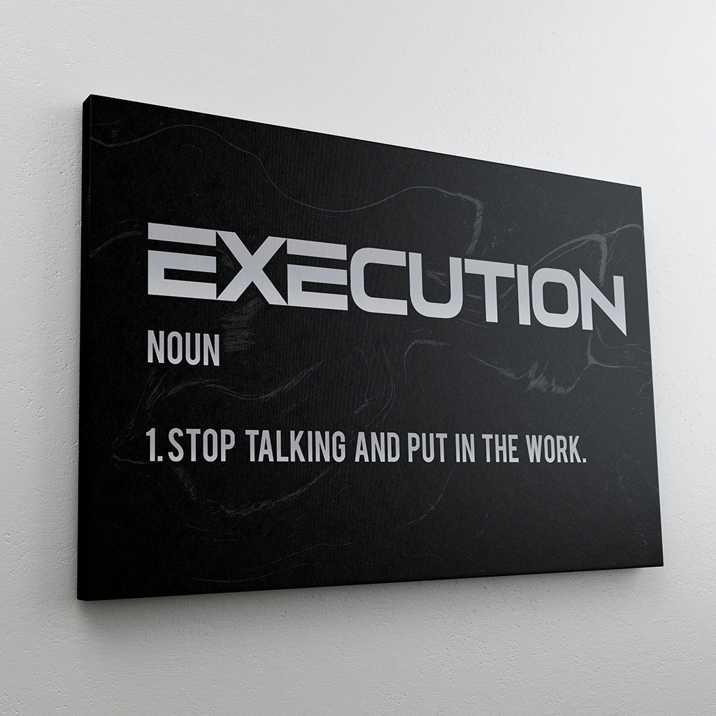 Execution - Modern Canvas Wall Art