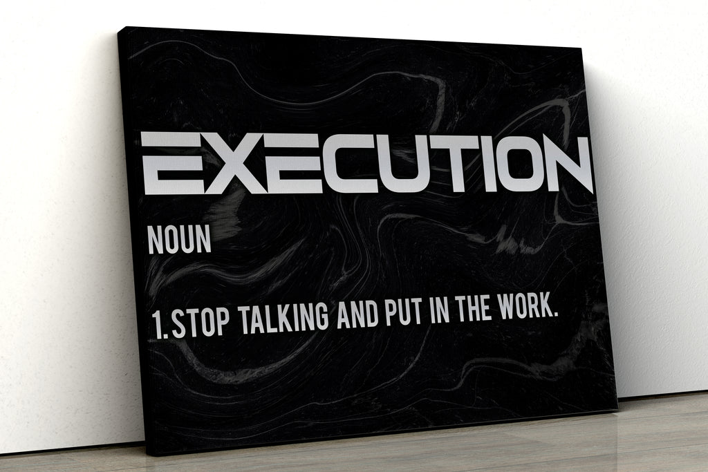 Execution - Modern Canvas Wall Art