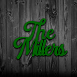 "The" Family Name Sign
