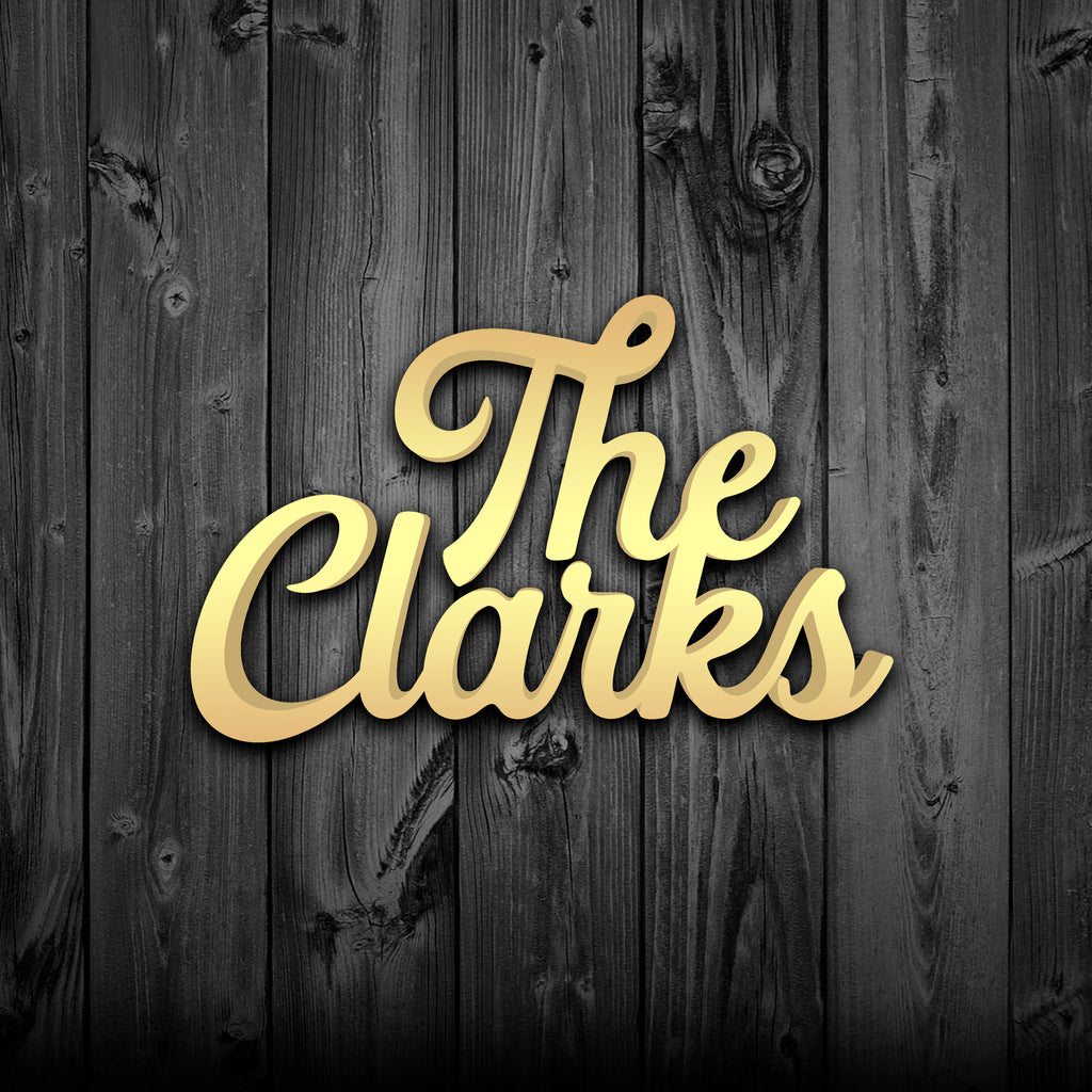 "The" Family Name Sign
