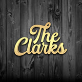 "The" Family Name Sign