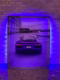Custom Neon Acrylic Photo Plaque