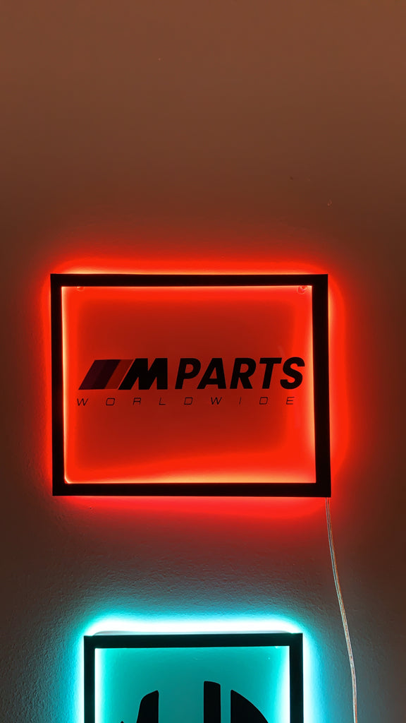 Custom Neon Acrylic Logo Plaque
