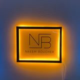 Custom Neon Acrylic Logo Plaque