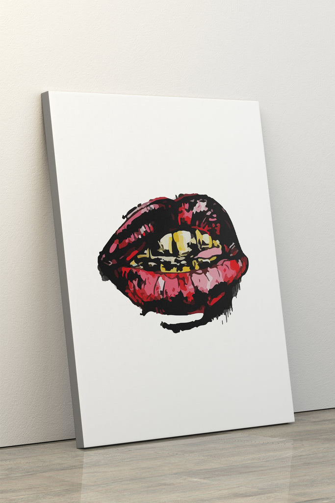 Talking Smack - Modern Canvas Wall Art