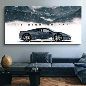 No Risk No Rari - Modern Canvas Wall Art