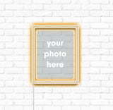 Custom Neon Acrylic Photo Plaque