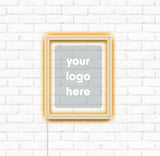 Custom Neon Acrylic Logo Plaque