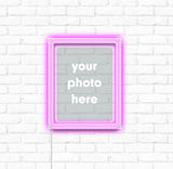 Custom Neon Acrylic Photo Plaque