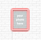 Custom Neon Acrylic Photo Plaque