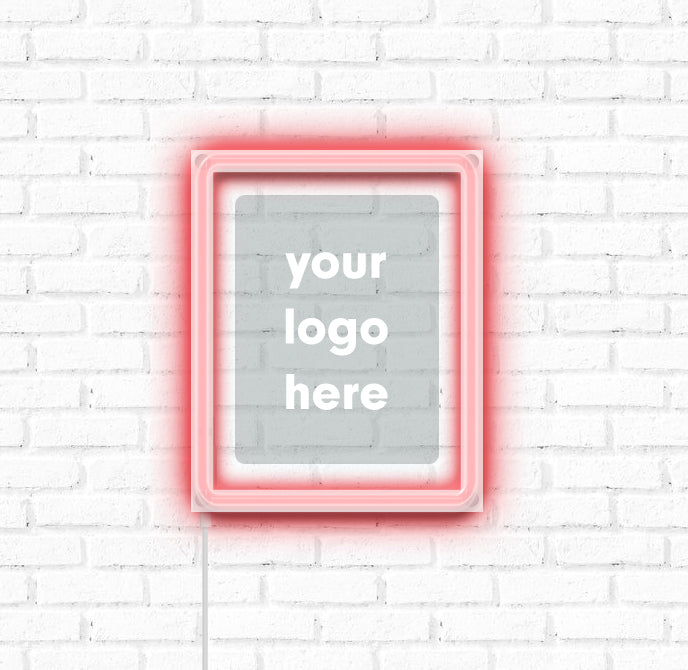 Custom Neon Acrylic Logo Plaque