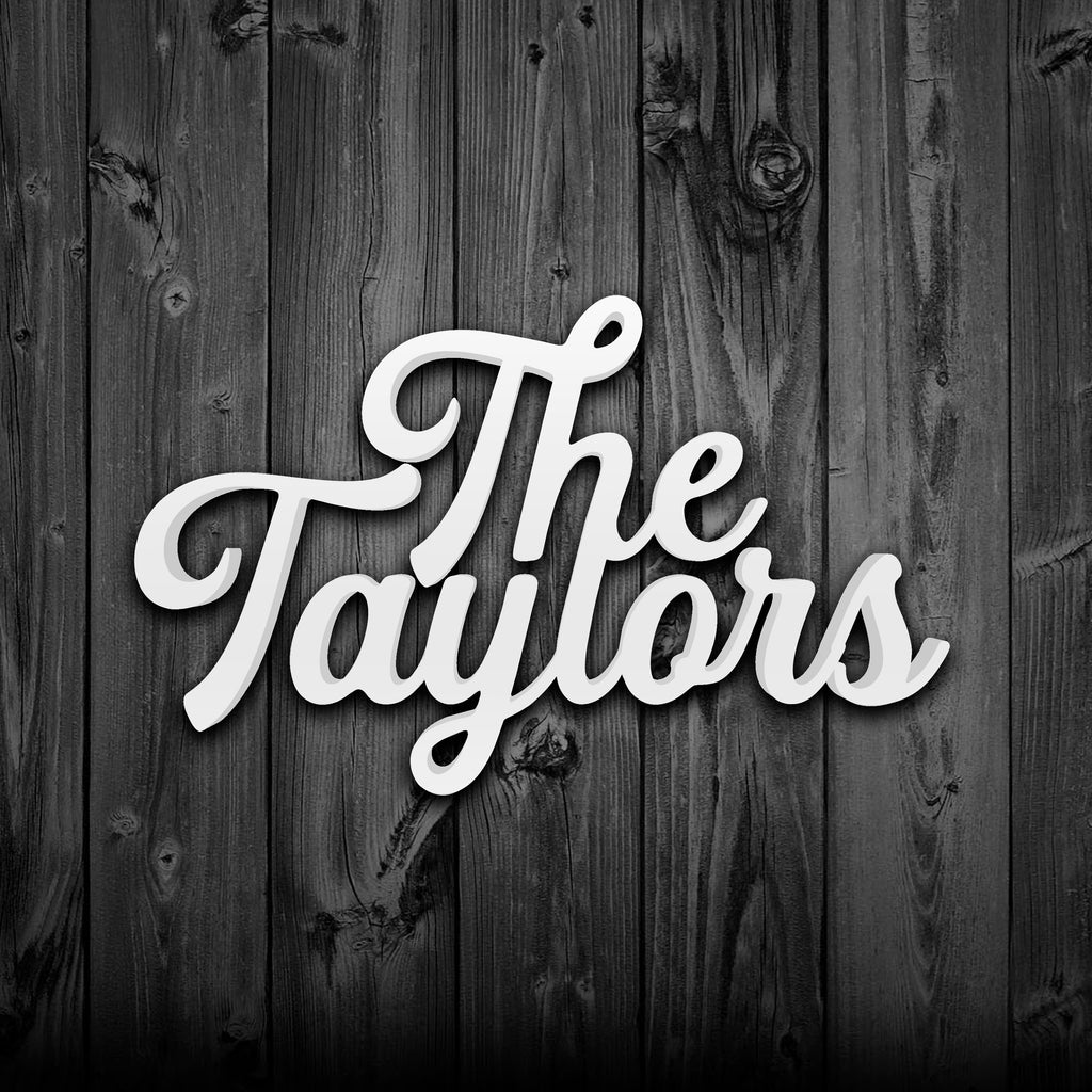 "The" Family Name Sign