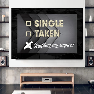 Building my empire - Modern Canvas Wall Art