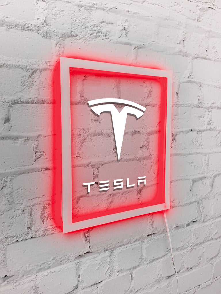 Custom Neon Acrylic Logo Plaque