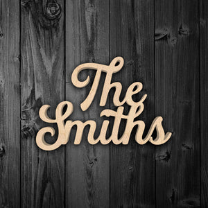 "The" Family Name Sign