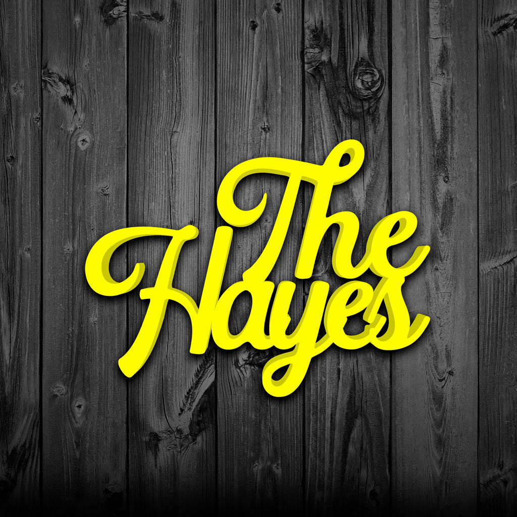 "The" Family Name Sign