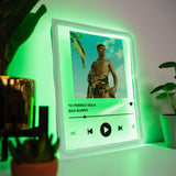 Custom Neon Acrylic Song Plaque
